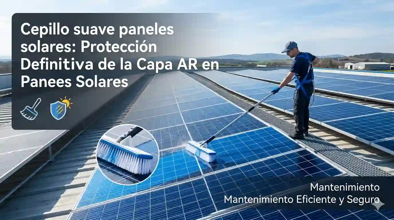 Limpieza solar sin agua
