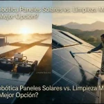 Robot limpieza solar inclinación