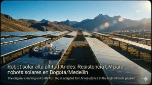 Robot solar alta altitud Andes