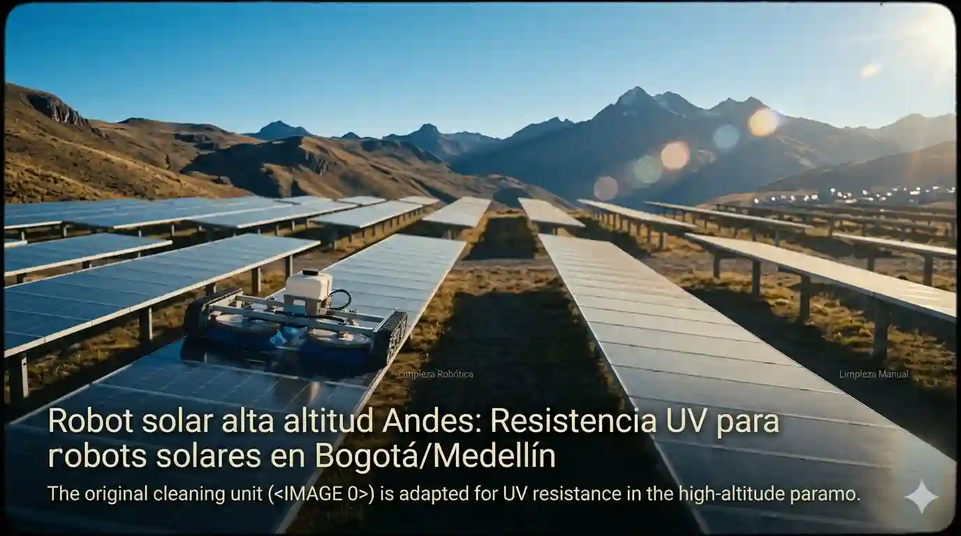 Robot solar alta altitud Andes
