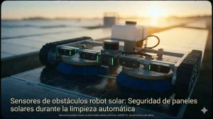 Sensores de obstáculos robot solar