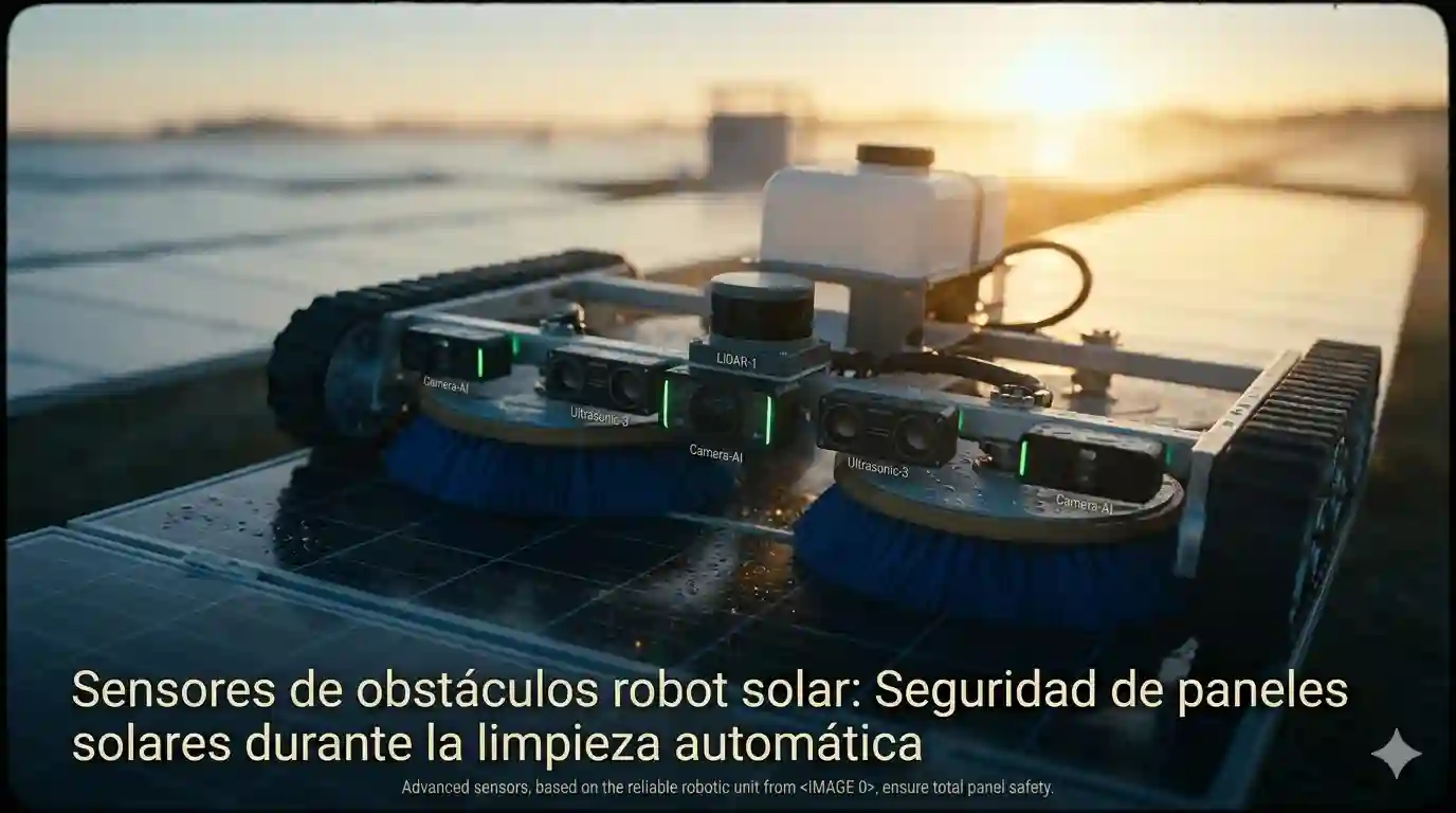 Sensores de obstáculos robot solar