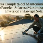 mantenimiento de paneles solares