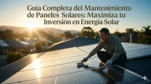 mantenimiento de paneles solares