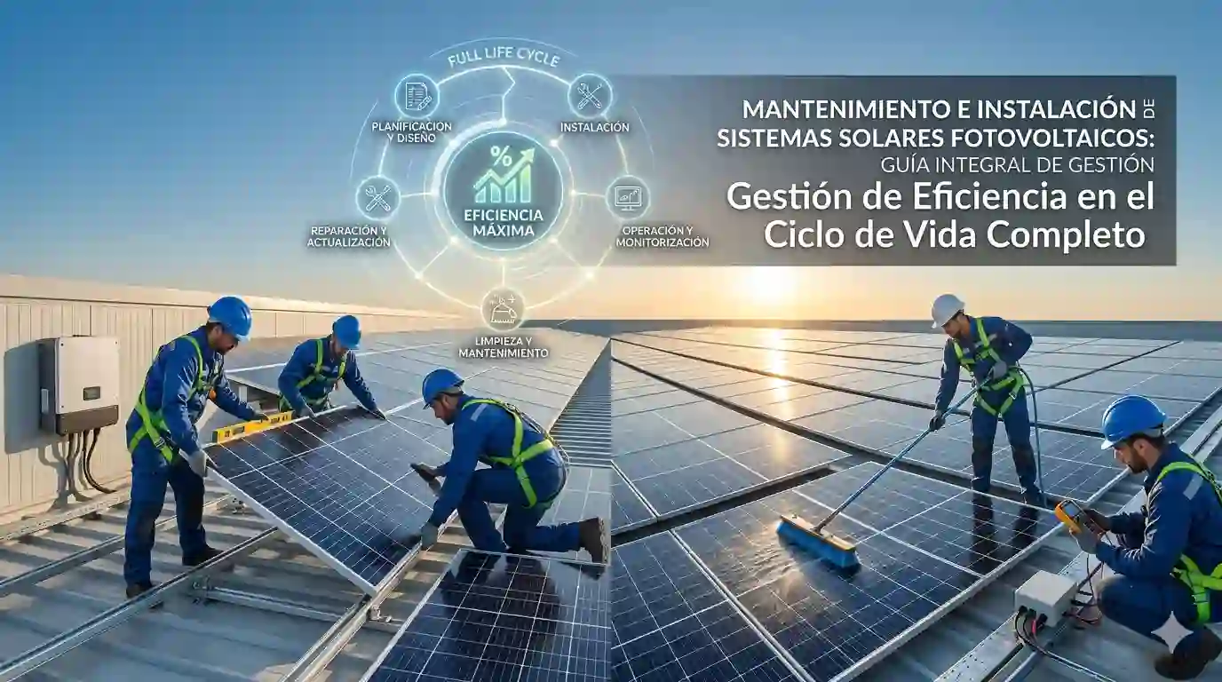 mantenimiento e instalación de sistemas solares fotovoltaicos