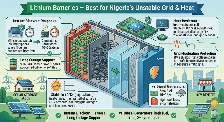 Are Lithium Batteries Best for Nigeria? Unstable Grid Performance