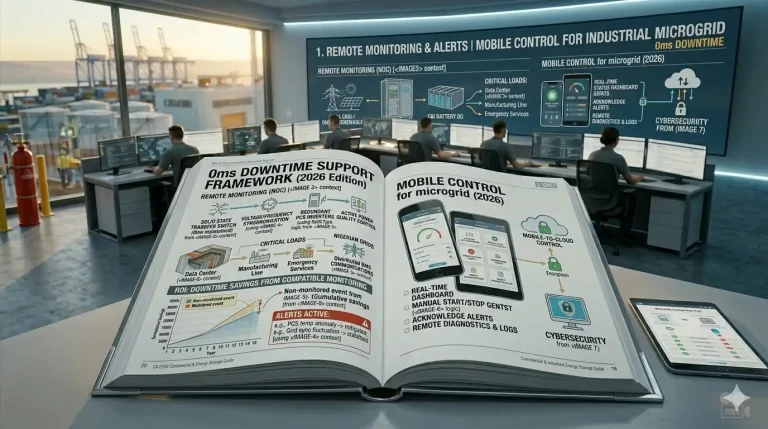 Remote Monitoring & Alerts | Mobile Control for Industrial Microgrid 0ms Downtime