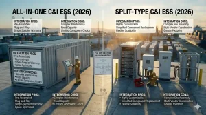 All-in-One vs. Split-Type C&I Energy Storage: Integration Pros & Cons