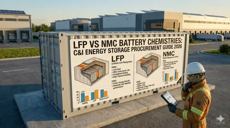 LFP vs NMC Battery Chemistries: C&I Energy Storage Procurement Guide 2026