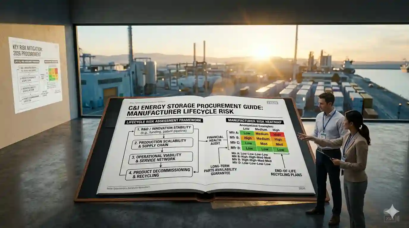 Manufacturer Lifecycle Risk: C&I Energy Storage Procurement Guide