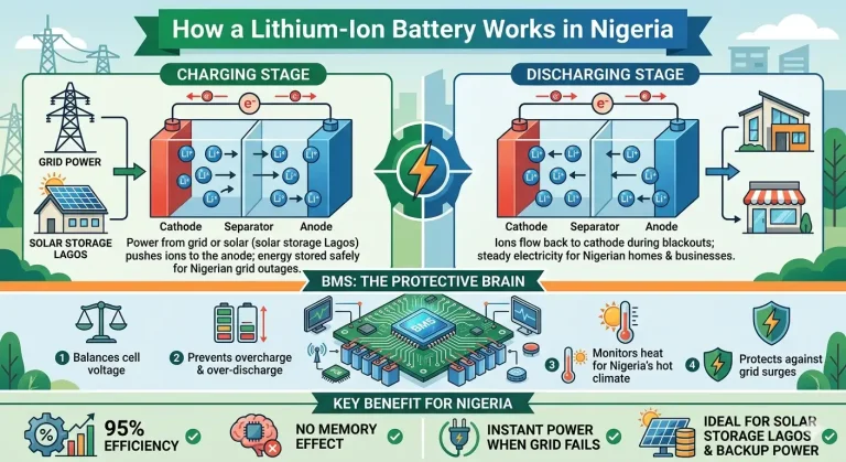 How Lithium-Ion Batteries Work | BMS & Solar Storage for Nigeria
