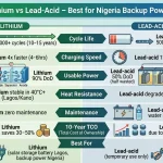 Lithium vs Lead-Acid Batteries Nigeria | TCO & Solar Storage Comparison